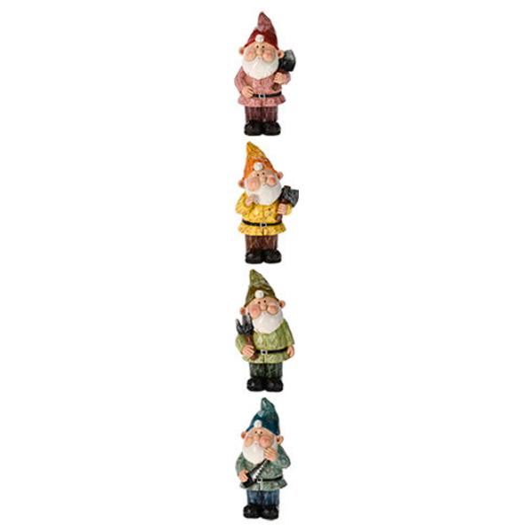 Figurină de gradină ProGarden Pitic cu instrument Ceramică / Multicolor photo 2 Figurină de gradină ProGarden Pitic cu instrument Ceramică / Multicolor photo 2
