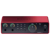 Interfață audio Focusrite Scarlett 2i2 4th Gen 192 kHz / 20 Hz - 20 kHz / Red