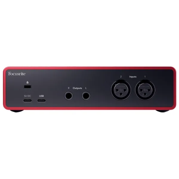 Аудио интерфейс Focusrite Scarlett 2i2 4th Gen 192 кГц / 20 Гц - 20 кГц / Красный photo 5