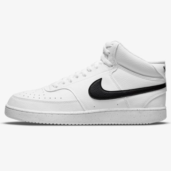 Ghete pentru bărbați Nike Court Vision Mid Nn 43 / White Black photo 2