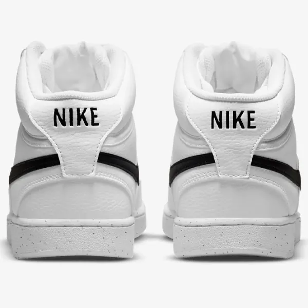 Ghete pentru bărbați Nike Court Vision Mid Nn 43 / White Black photo 5