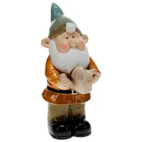Садовая фигура ProGarden Гном с инструментом Керамика / Разноцветный