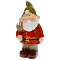 Садовая фигура ProGarden Гном с инструментом Керамика / Разноцветный