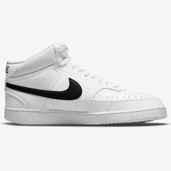 Ghete pentru bărbați Nike Court Vision Mid Nn 44 / White Black photo 4