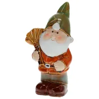 Figurină de gradină ProGarden Pitic cu instrument Ceramică / Multicolor