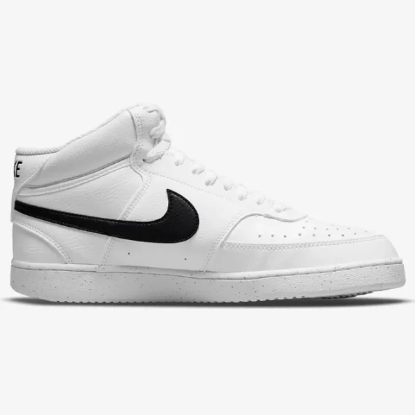 Ghete pentru bărbați Nike Court Vision Mid Nn 45 / White Black photo 3