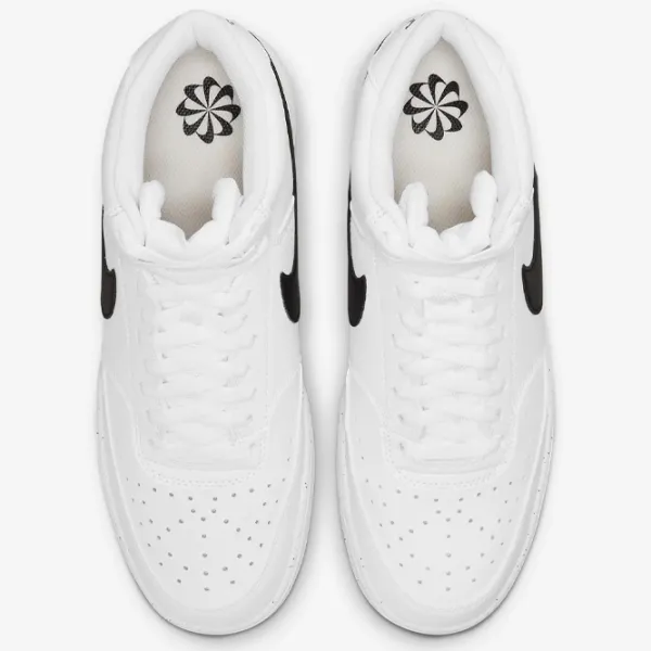 Ghete pentru bărbați Nike Court Vision Mid Nn 41 / White Black photo 4