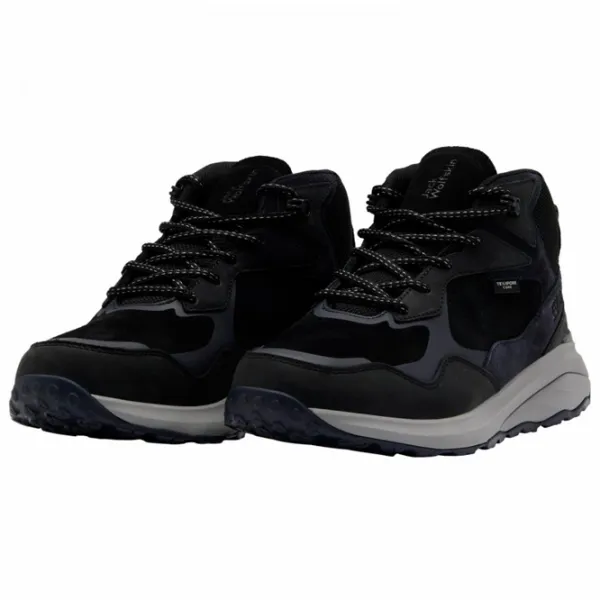 Botine pentru bărbați Jack Wolfskin Camp Fever Texapore Mid M 47 / Black photo 1 Botine pentru bărbați Jack Wolfskin Camp Fever Texapore Mid M 47 / Black photo 1