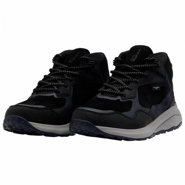 Botine pentru bărbați Jack Wolfskin Camp Fever Texapore Mid M 47 / Black photo 1 Botine pentru bărbați Jack Wolfskin Camp Fever Texapore Mid M 47 / Black photo 1
