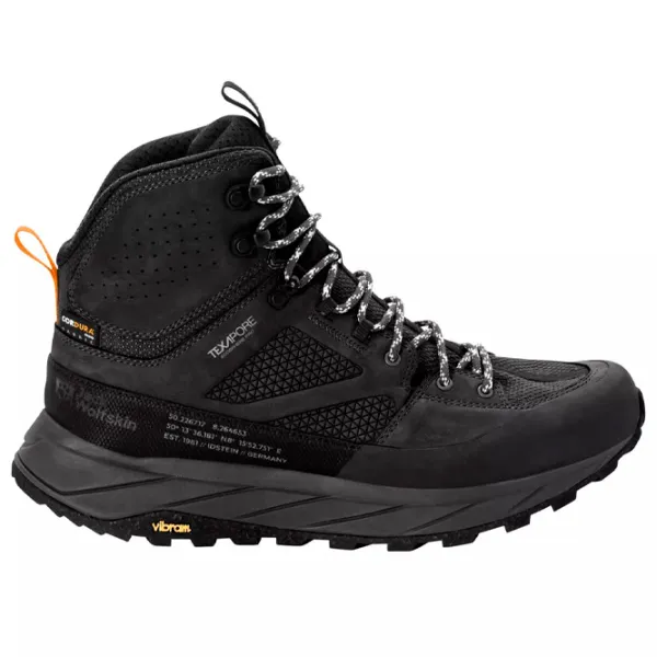 Botine pentru bărbați Jack Wolfskin Terraquest Texapore Mid M 42 / Black photo 3