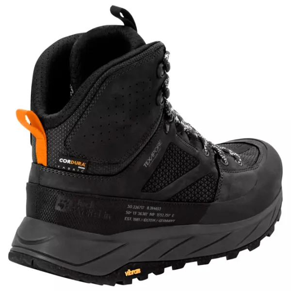 Botine pentru bărbați Jack Wolfskin Terraquest Texapore Mid M 42 / Black photo 4