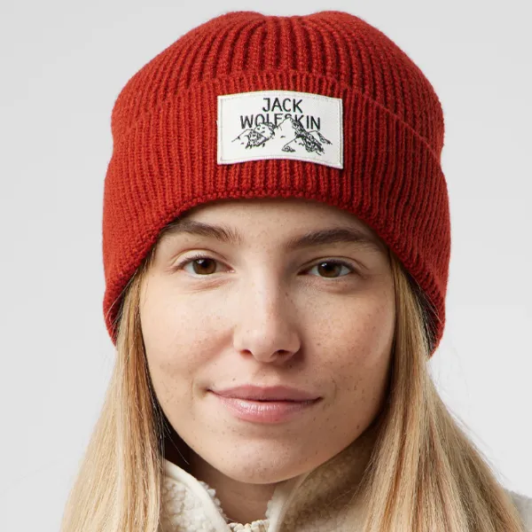 Шапка унисекс Jack Wolfskin JWA61610J0126  Dark Orange photo 2 Шапка унисекс Jack Wolfskin JWA61610J0126  Dark Orange photo 2