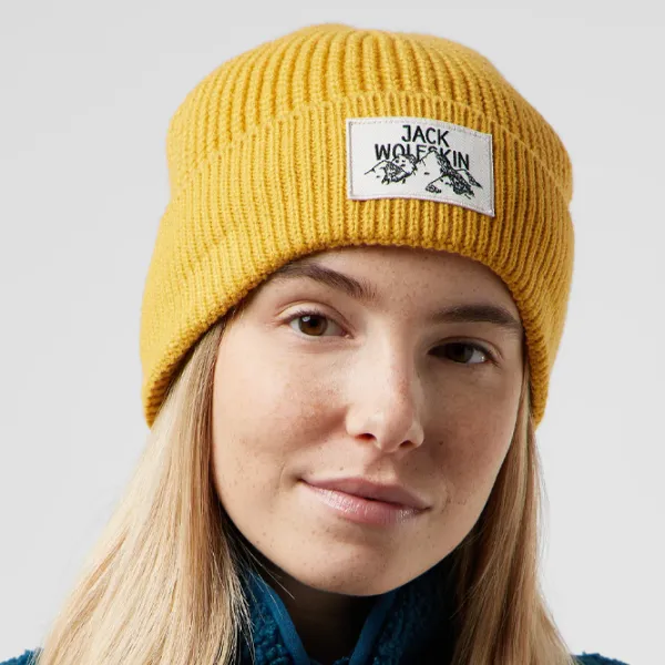 Шапка унисекс Jack Wolfskin JWA61610M0042  Горчичный  photo 2 Шапка унисекс Jack Wolfskin JWA61610M0042  Горчичный  photo 2