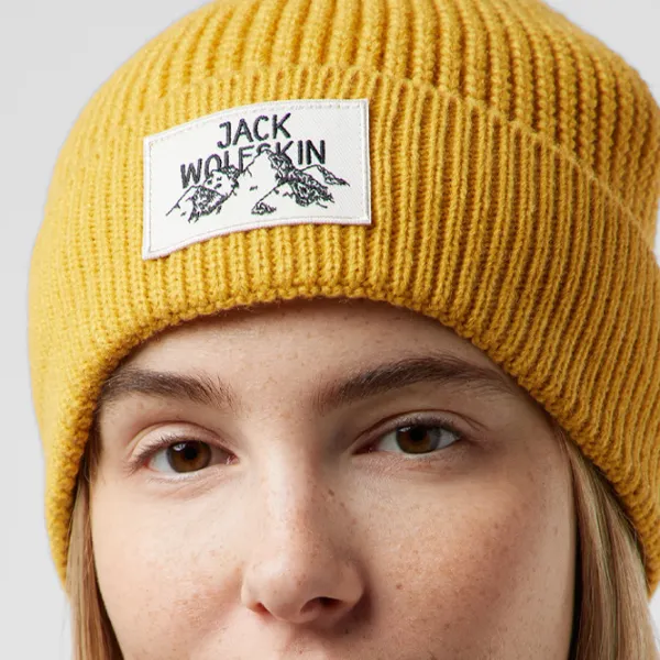 Шапка унисекс Jack Wolfskin JWA61610M0042  Горчичный  photo 3 Шапка унисекс Jack Wolfskin JWA61610M0042  Горчичный  photo 3