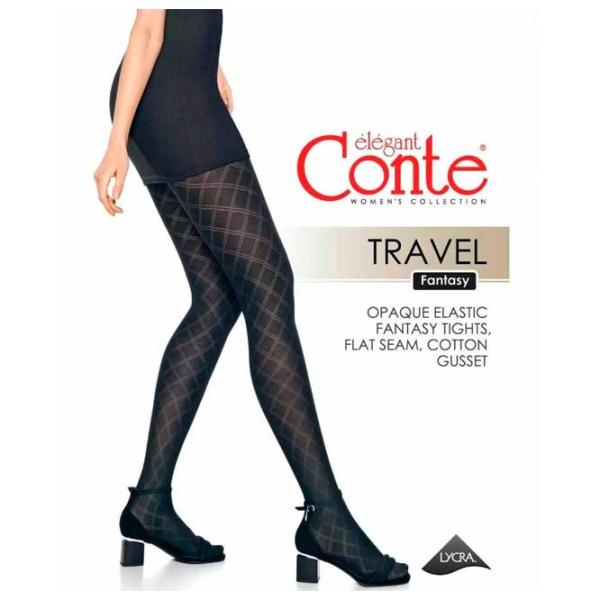 Колготки для женщин Conte FANTASY TRAVEL 21C-179 4 / Черный photo 3 Колготки для женщин Conte FANTASY TRAVEL 21C-179 4 / Черный photo 3