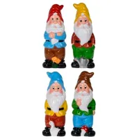 Figurină de gradină ProGarden Pitic Policeramică / Multicolor photo 2