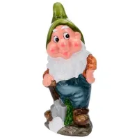 Figurină de gradină ProGarden Pitic cu instrument Ceramică / Multicolor