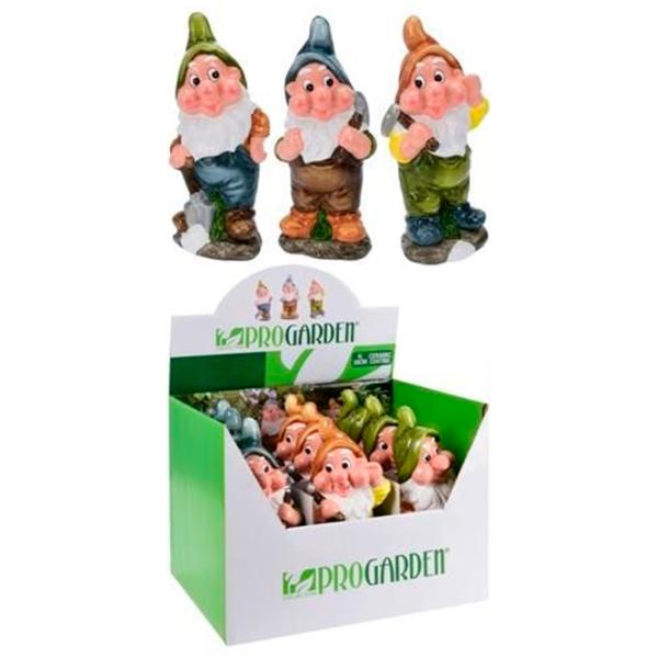Садовая фигура ProGarden Гном с инструментом Керамика / Разноцветный photo 2