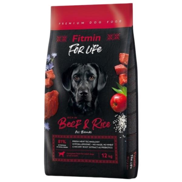 Hrană pentru câini uscată Fitmin For Life  12 kg / Vită, orez photo 1 Hrană pentru câini uscată Fitmin For Life  12 kg / Vită, orez photo 1