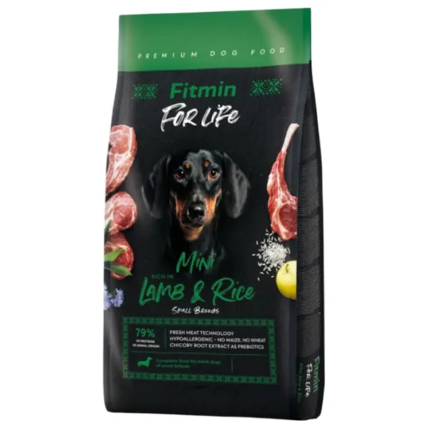 Hrană pentru câini uscată Fitmin For Life  2.5 kg / Miel, orez photo 1 Hrană pentru câini uscată Fitmin For Life  2.5 kg / Miel, orez photo 1
