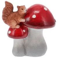 Figurină de gradină ProGarden Ciupearcă cu animal Policeramică / Multicolor