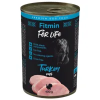Корм для собак влажный Fitmin FFL Dog  0.4 кг / Индейка
