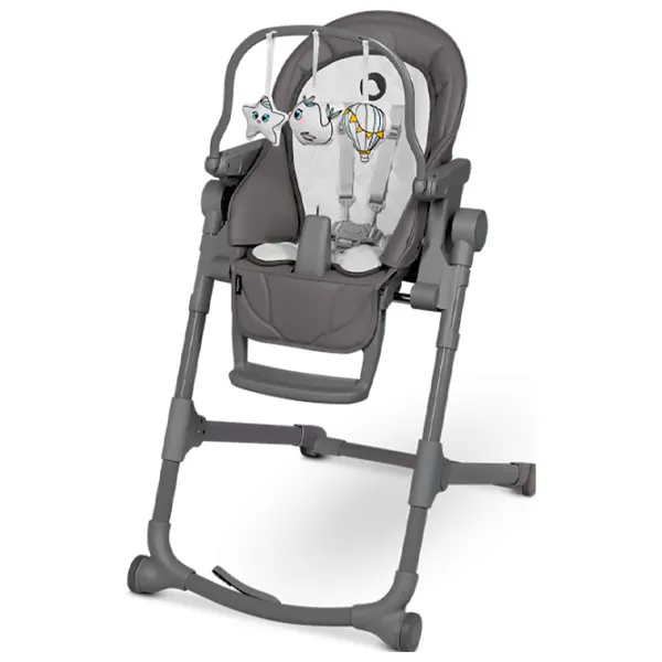 Стульчик для кормления Lionelo Cora Plus (5903771704342) / 6 месяцев / Серый  photo 5 Стульчик для кормления Lionelo Cora Plus (5903771704342) / 6 месяцев / Серый  photo 5