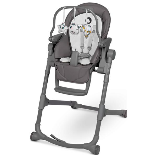 Стульчик для кормления Lionelo Cora Plus (5903771704342) / 6 месяцев / Серый  photo 5 Стульчик для кормления Lionelo Cora Plus (5903771704342) / 6 месяцев / Серый  photo 5
