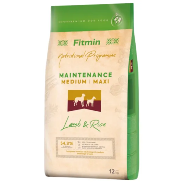 Hrană pentru câini uscată Fitmin Medium-Maxi cățel  2.5 kg / Miel, vită photo 1 Hrană pentru câini uscată Fitmin Medium-Maxi cățel  2.5 kg / Miel, vită photo 1