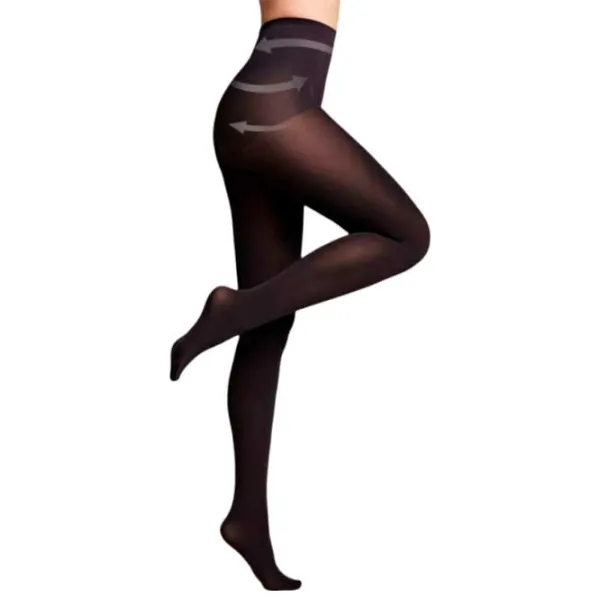 Colanți pentru femei Conte VELOUR ACTIVE 19C-123_100 3 / Black photo 1