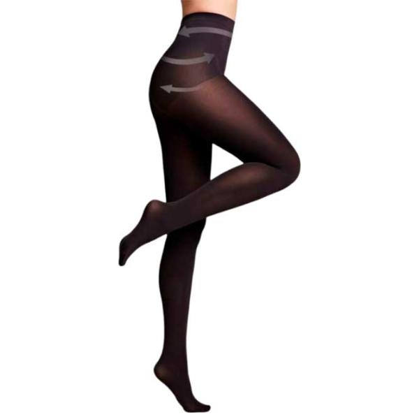 Colanți pentru femei Conte VELOUR ACTIVE 19C-123_100 3 / Black photo 1