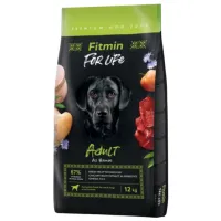 Корм для собак сухой Fitmin For Life Adult  12 кг / Мясо