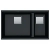 Кухонная мойка Franke KNG 120 76 x 46 / Искусственный камень / Черный