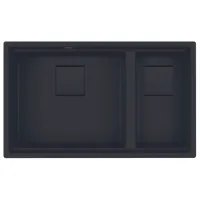 Кухонная мойка Franke KNG 120 76 x 46 / Искусственный камень / Черный