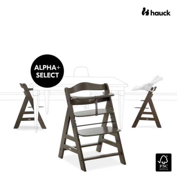 Стульчик для кормления Hauck Alpha Select (4007923661307) / 6 месяцев / Коричневый  photo 4