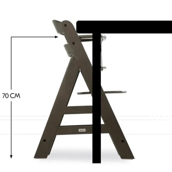 Стульчик для кормления Hauck Alpha Select (4007923661307) / 6 месяцев / Коричневый  photo 8
