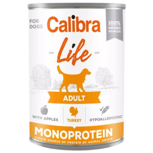Корм для собак влажный Calibra Dog Life  0.4 кг / Индейка photo 1