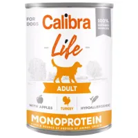 Hrană pentru câini umedă Calibra Dog Life  0.4 kg / Curcan