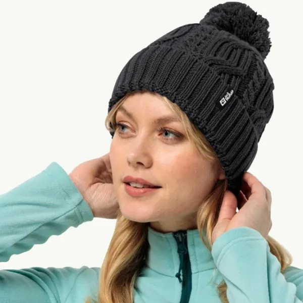 Căciulă unisex Jack Wolfskin JW19050926000  Black photo 2 Căciulă unisex Jack Wolfskin JW19050926000  Black photo 2