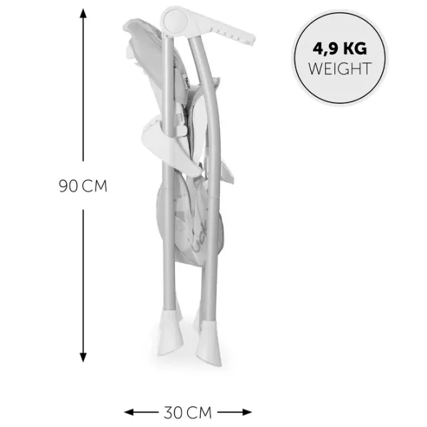 Scaun de masă Hauck Sit N Fold (4007923641095) / 6 luni / Gray  photo 4