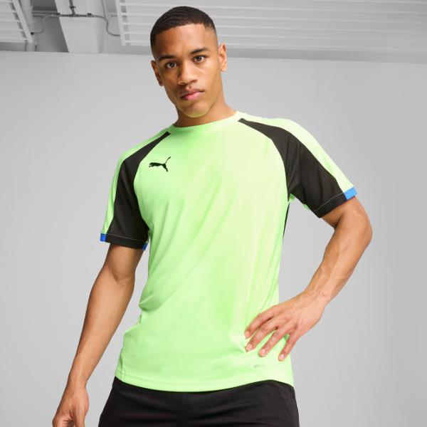 Tricou pentru bărbați Puma Individualliga Jersey Fizzy 100% poliester / Green photo 5