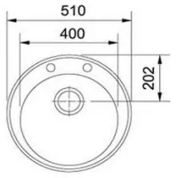Кухонная мойка Franke ROG 610 51 x 51 / Композитный / Бежевый photo 2