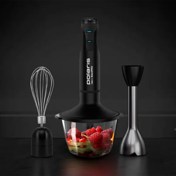 Blender de mână Polaris PHB1510GL 1500 W / Black photo 6