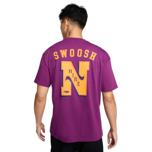 Tricou pentru bărbați Nike M Nsw Tee M90 Oc Lbr Dna 100% bumbac / Purple photo 2
