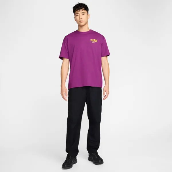 Tricou pentru bărbați Nike M Nsw Tee M90 Oc Lbr Dna 100% bumbac / Purple photo 3