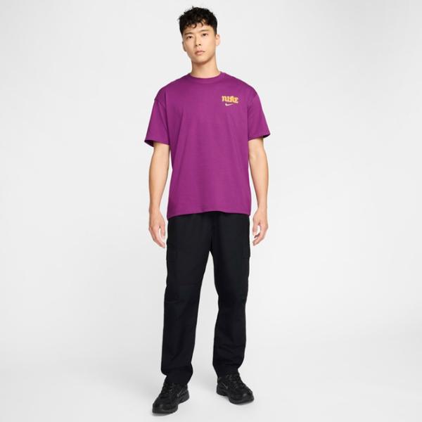Tricou pentru bărbați Nike M Nsw Tee M90 Oc Lbr Dna 100% bumbac / Purple photo 3