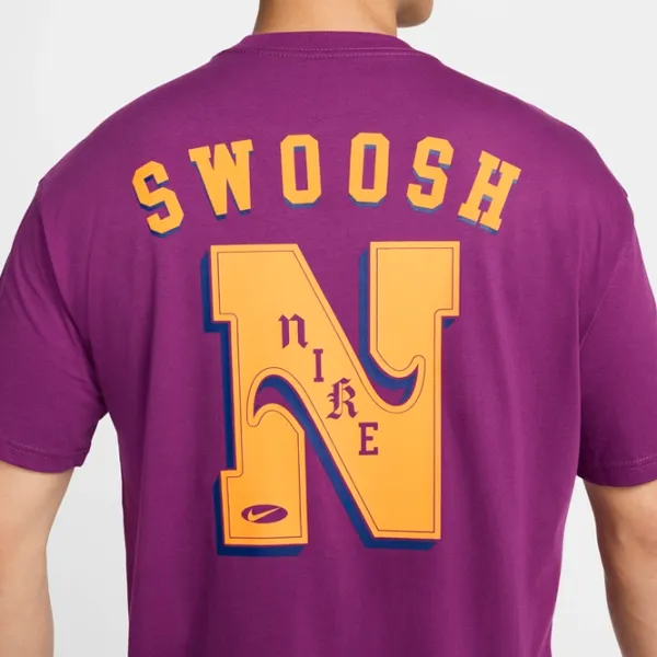 Футболка для мужчин Nike M Nsw Tee M90 Oc Lbr Dna 100% хлопок / Пурпурный photo 4