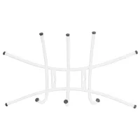 Вешалка Nika Premium 1 ВНП1 Металл / Белый