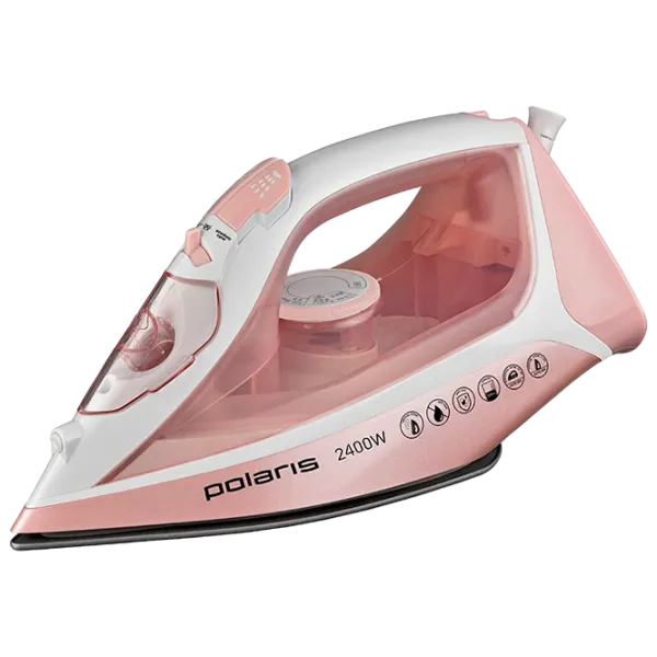 Утюг Polaris PIR2497AK Классический / 2400 Вт / Розовый photo 1