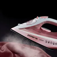 Fier de călcat Polaris PIR2497AK Clasic / 2400 W / Pink photo 2
